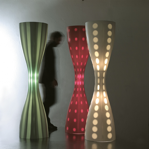Squeeze - Lampes en Corian - Design Claudio Colucci
