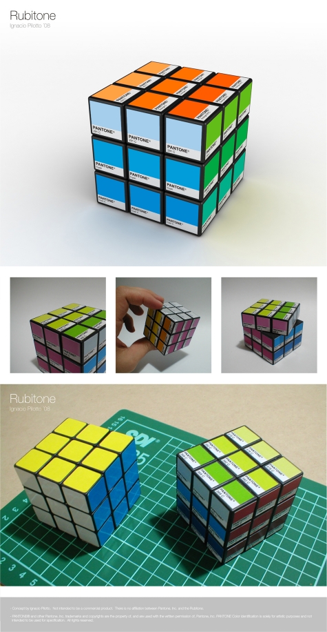 Nuancier Rubitone (Rubik + Pantone)