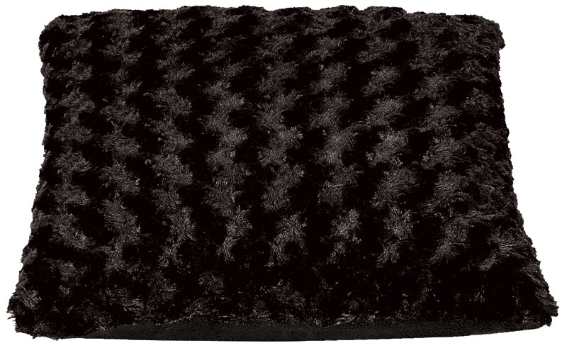 Coussin en fausse fourrure noire - 12‚Ç¨ chez Decocity.fr