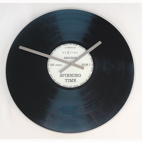 Horloge disque vinyl