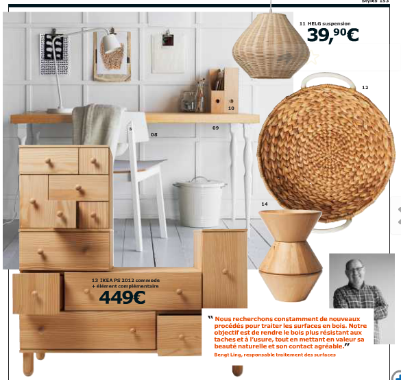 Catalogue Ikea - style naturel et matières nobles - p153