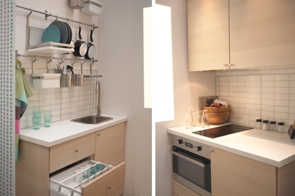 Cuisine Ikea Metod pour petite surface - mademoiselledeco