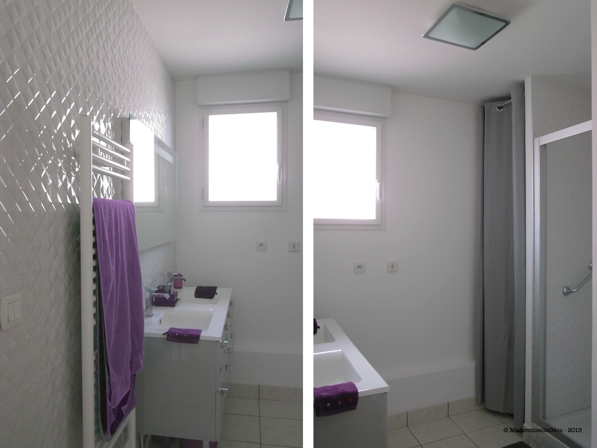 Avant après : rénovation d'une salle de bain mademoiselle déco ...