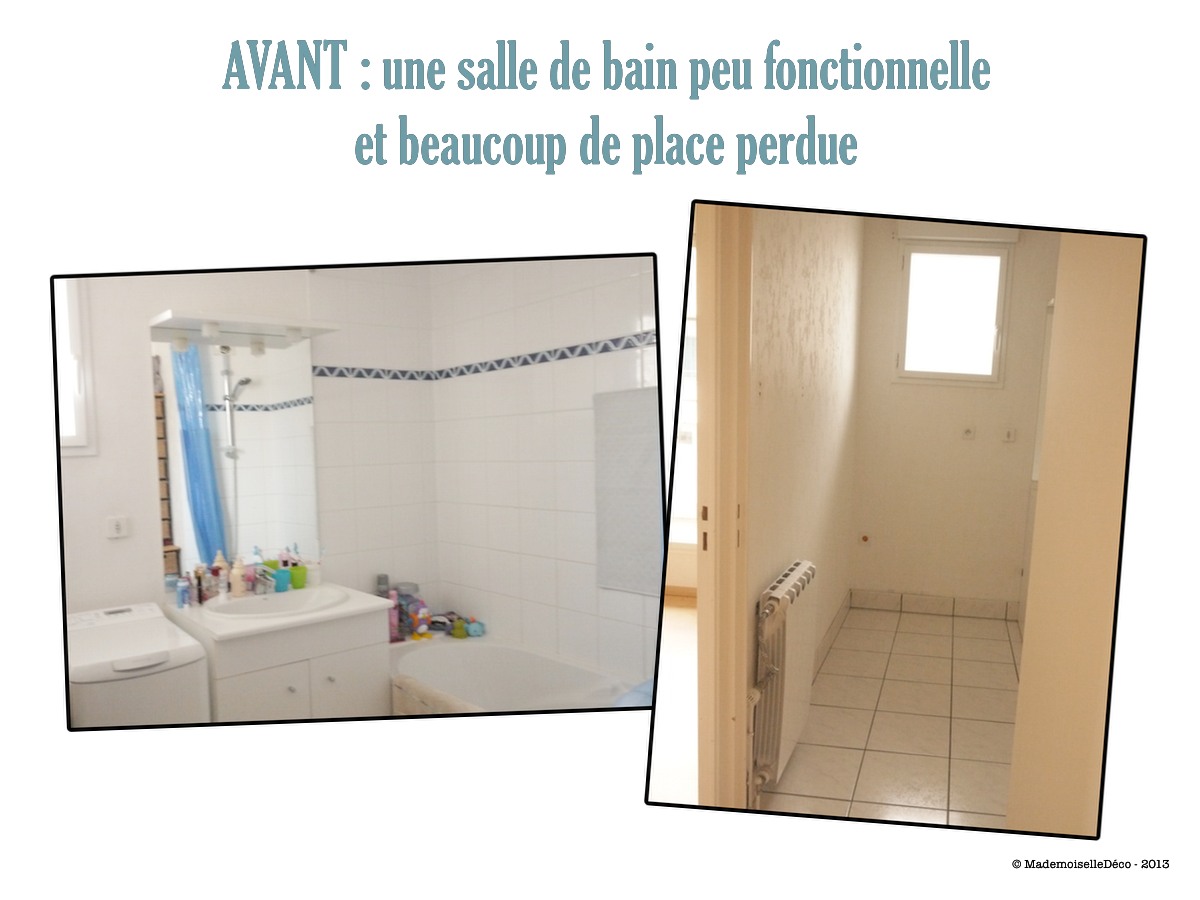 Rénovation de salle de bain - DIagnostic avant travaux par Mademoiselle Déco