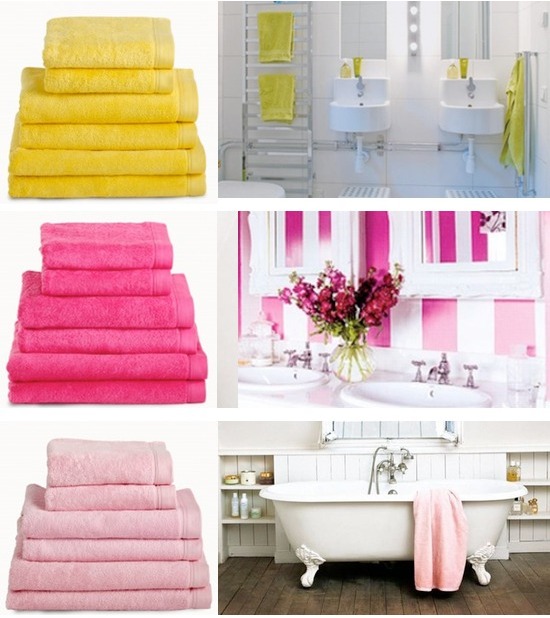 Linge de bain couleur La Belle Toilette