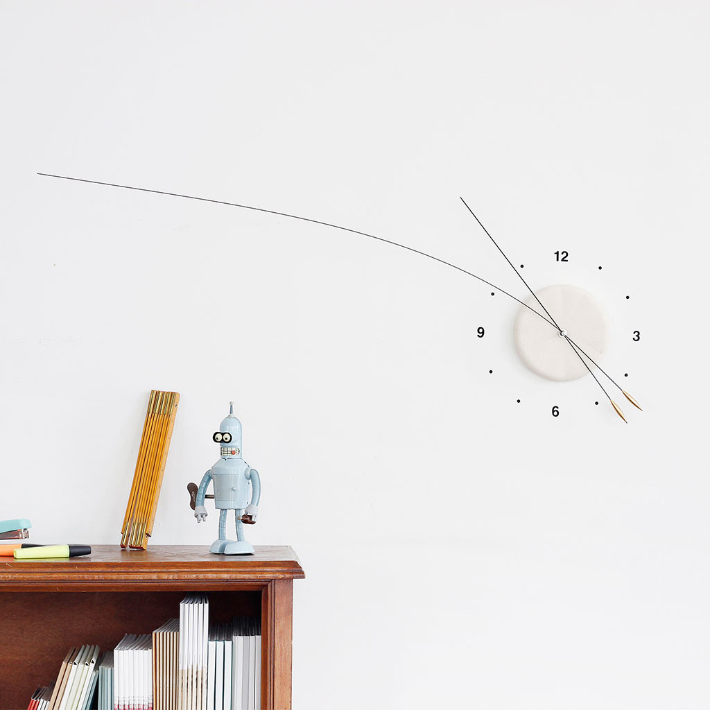 Horloge Lithe Clock Studio Ve avec chiffres